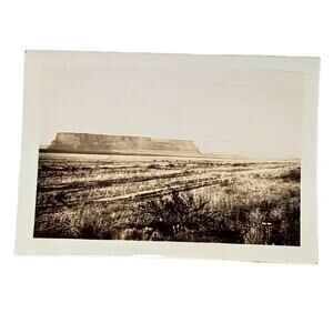 Vtg B&W Photo Found 1940 Steamboat Rock Near Grand Coulee Washington Snapshot